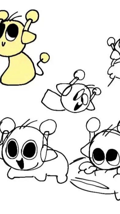ai character: Simónsito pequeño background