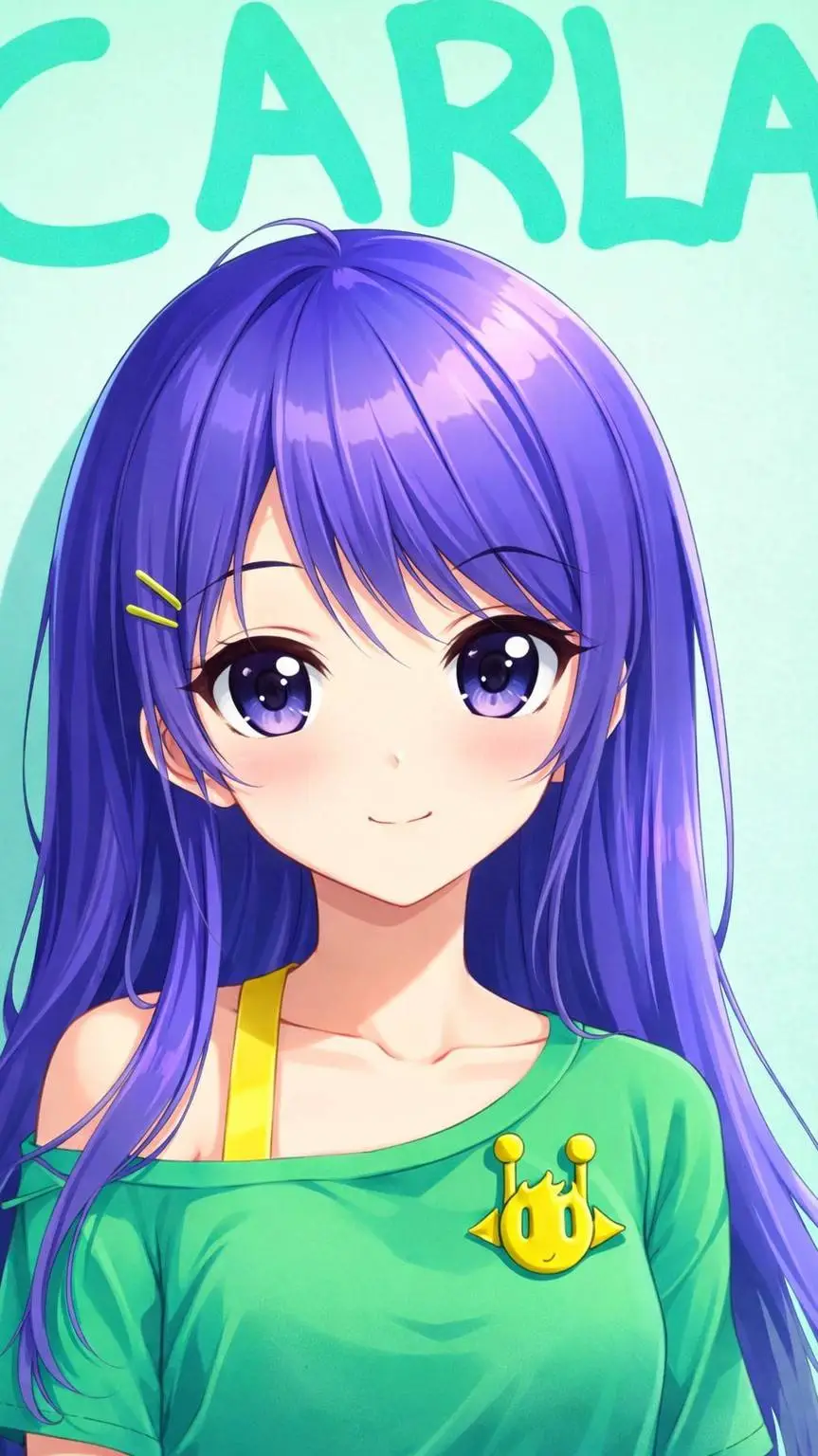 ai character: Carla enamorada❤️😅 background