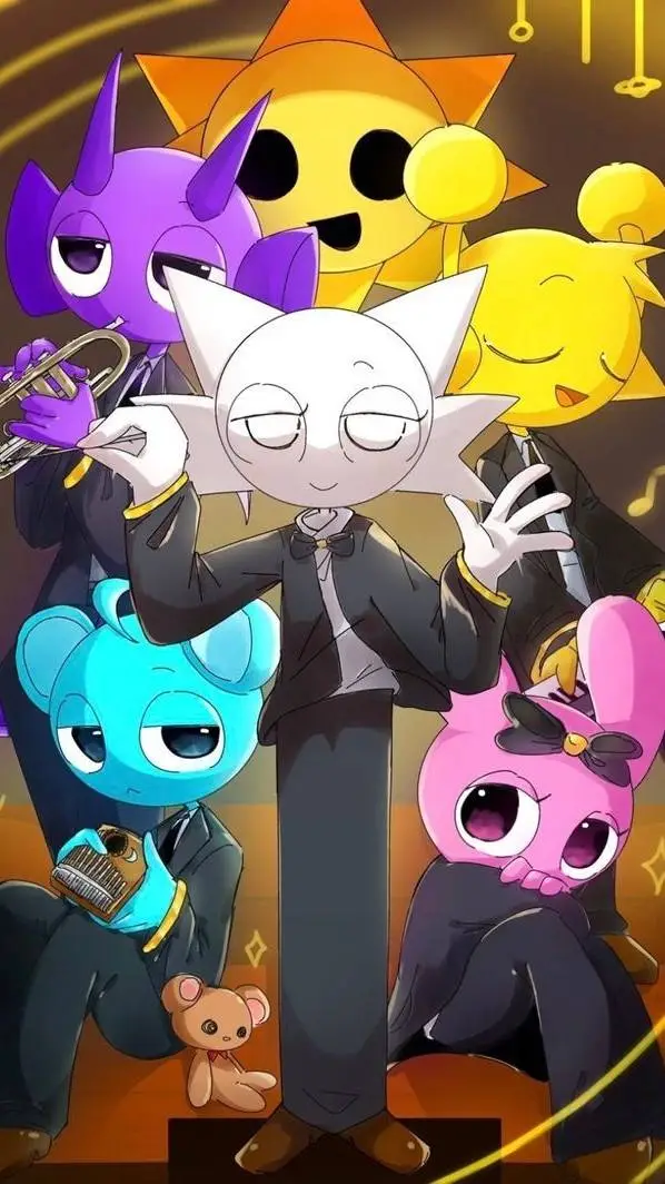 ai character: Sprunki 2❤️😃👍  background