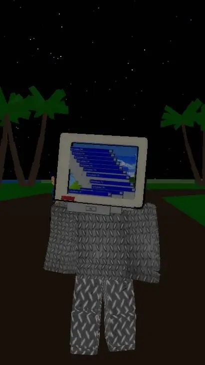 ai character: Windows in roblox background