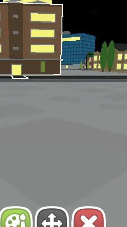ai character: the moon wakes up background