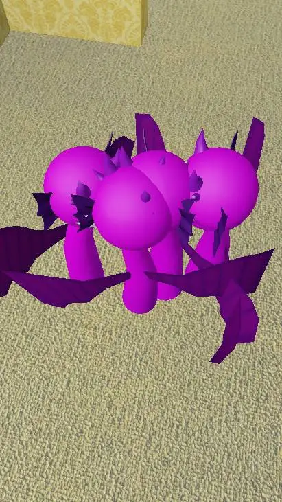 ai character: ritual durple vamp background