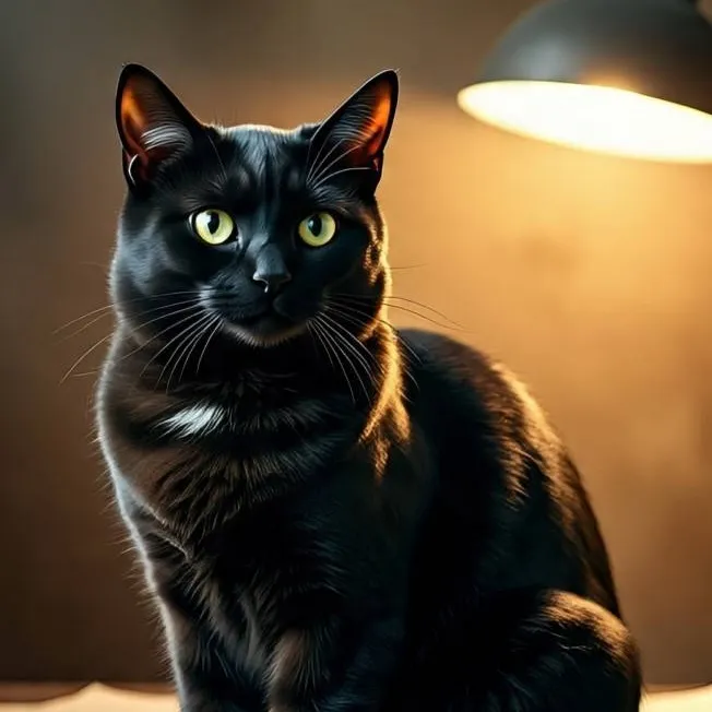 chat with ai character: Gato negro