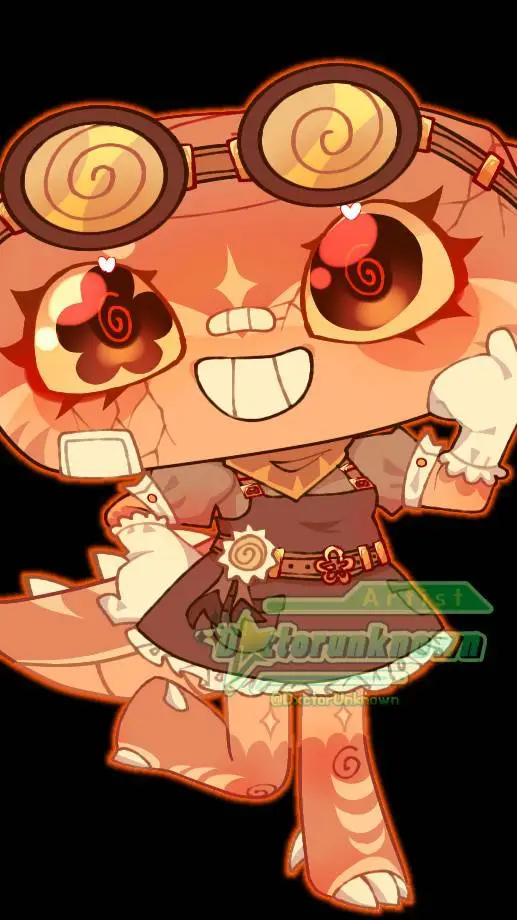 ai character: Shelly Fossilian background