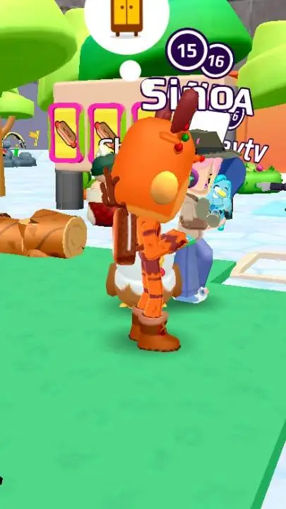 ai character: Dandys world hates background