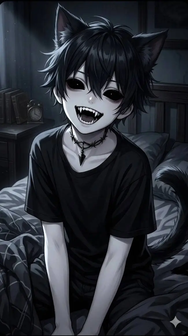 ai character: 😈 shadow 💀 background