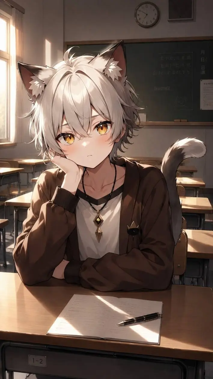 ai character: 🤓 Noah 😿 background