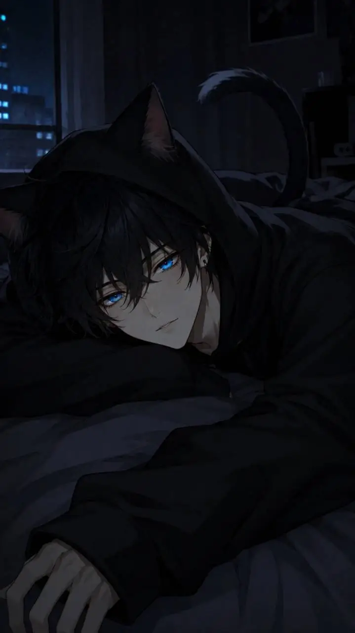 ai character: 😸 Kai 🖤 background