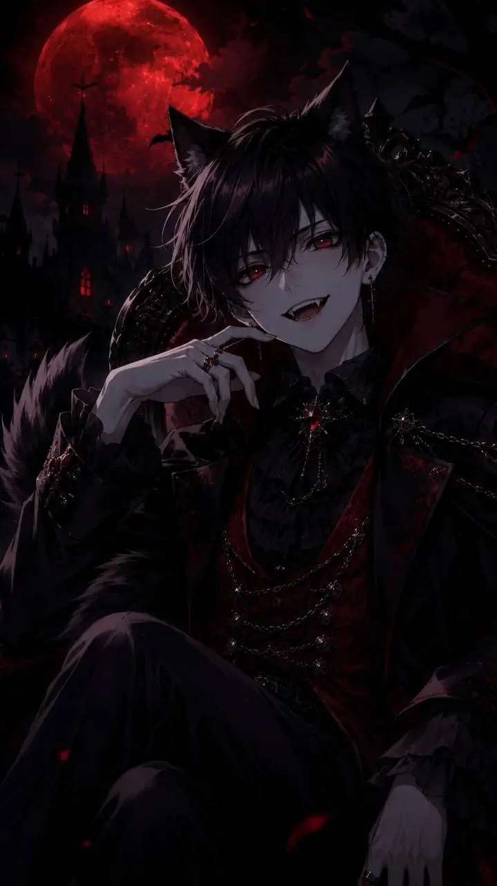 ai character: 🩸 Raven 🐺 background
