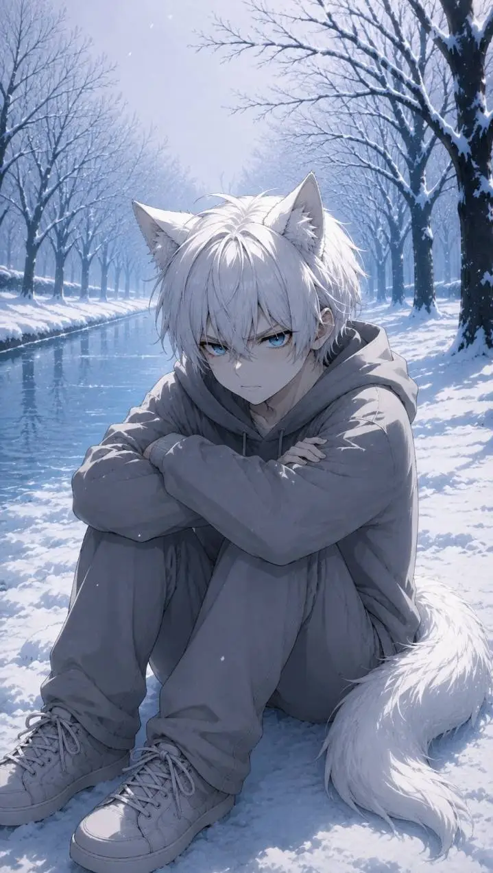 ai character: 🐺 Yuki ❄️ background