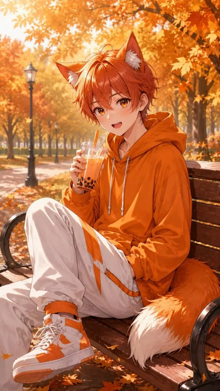 ai character: 🦊 Aki 🍁 background
