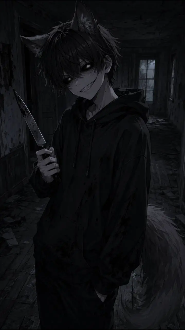 ai character: 🐺 Ash 🔪 background