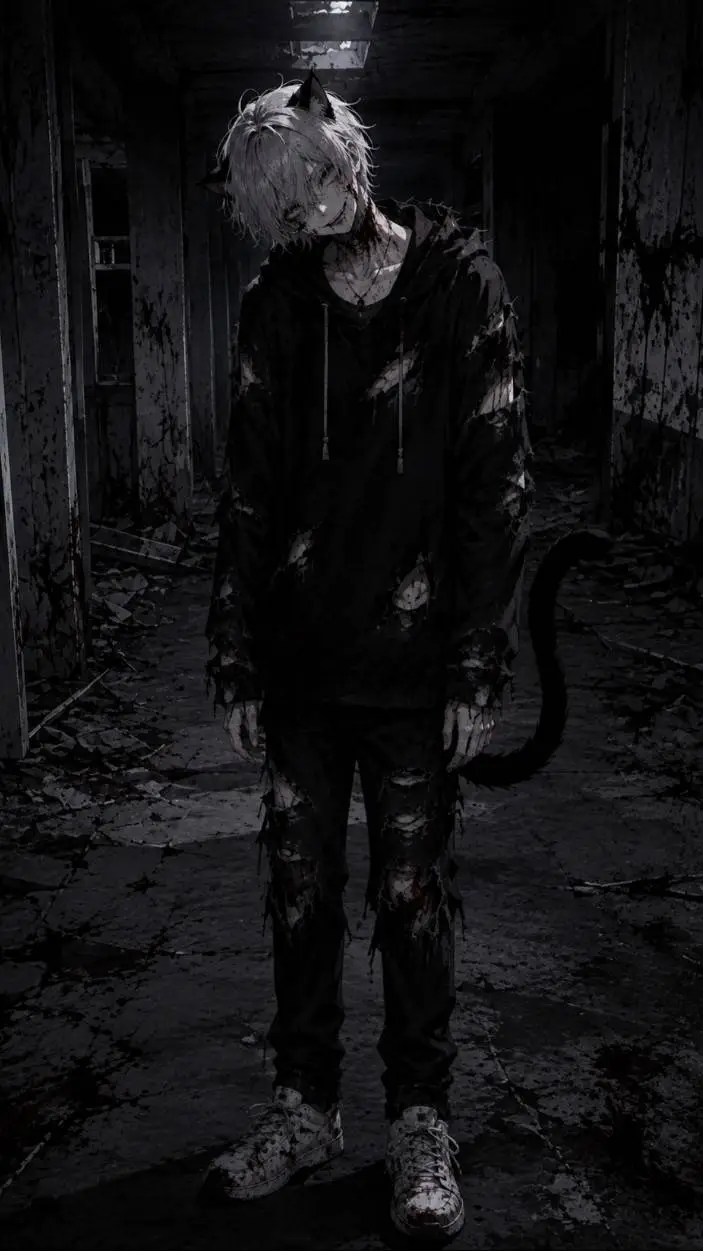 ai character: 💀 Kuro 🩸 background