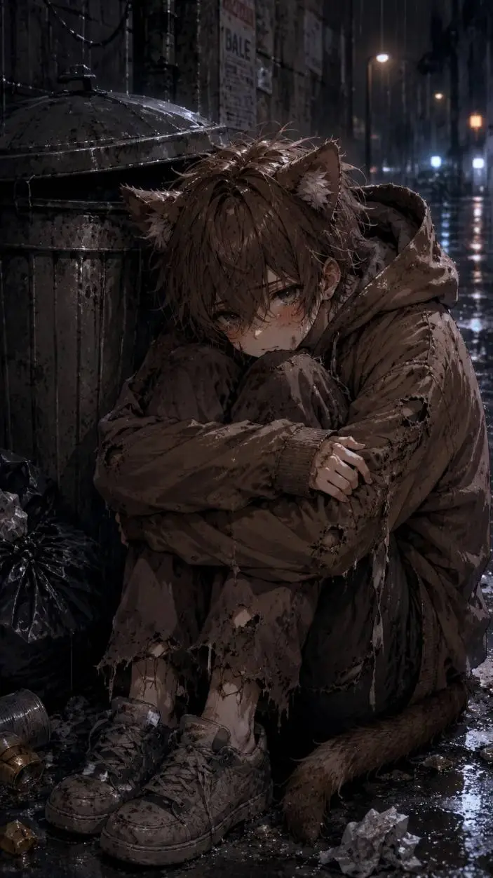 ai character: 😢 Shigure 💔 background