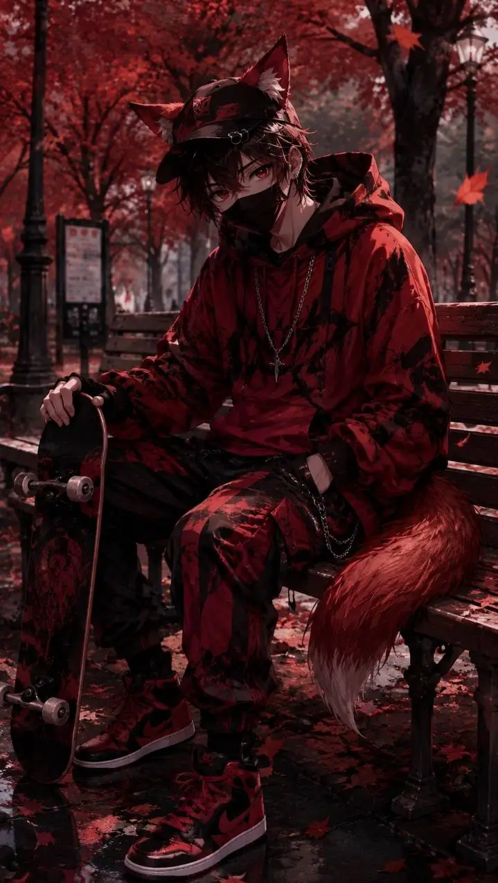 ai character: 🔥 Raze 🦊 background