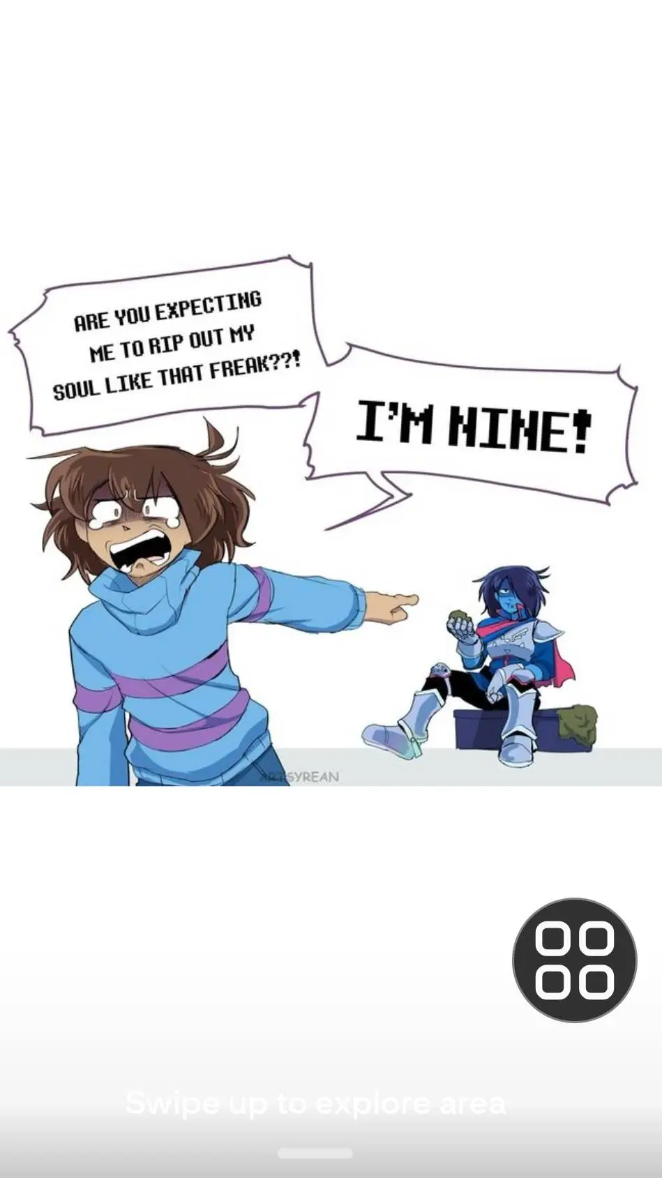 ai character: undertale  background