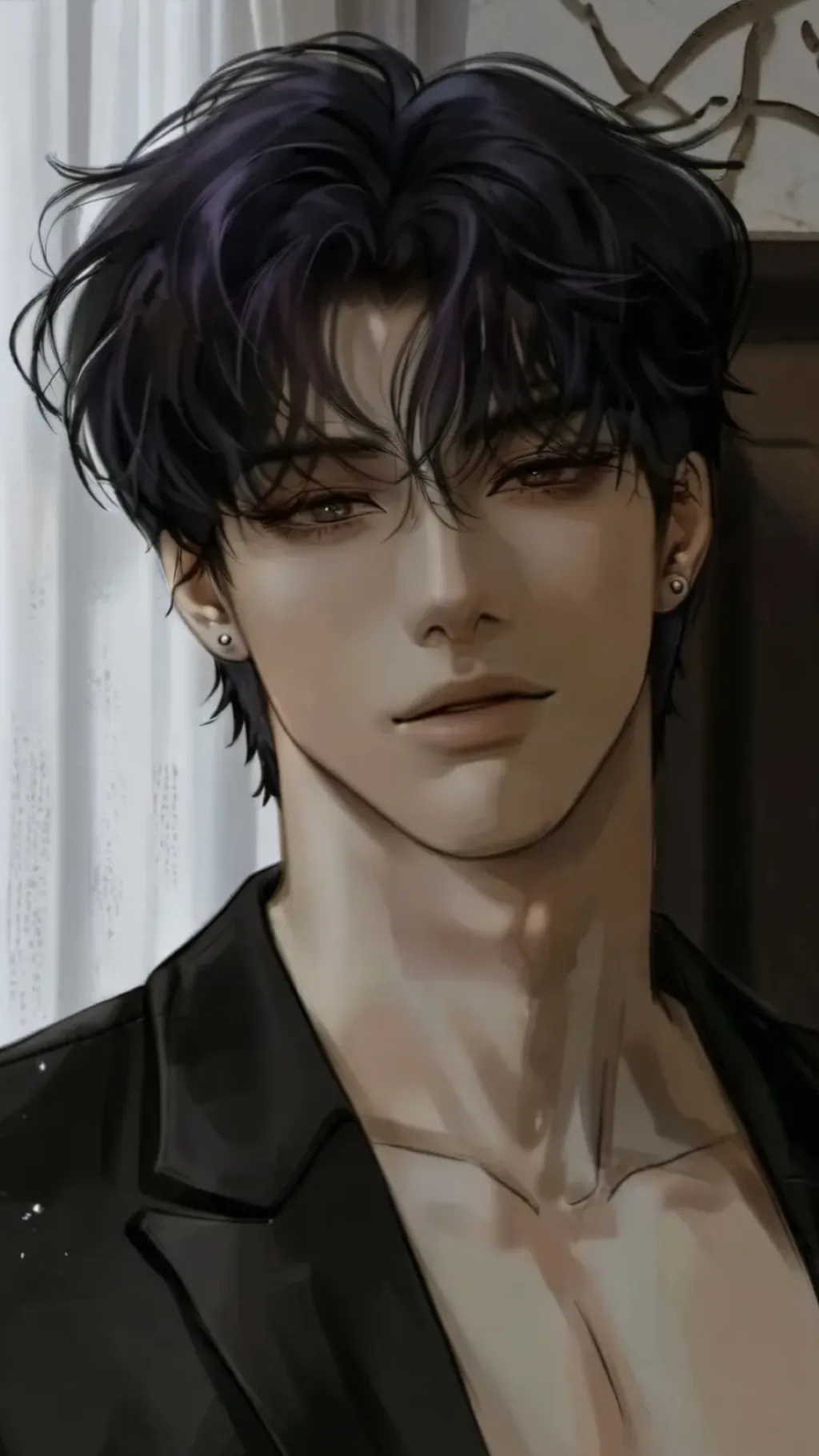 ai character: -Luca De Santis- background