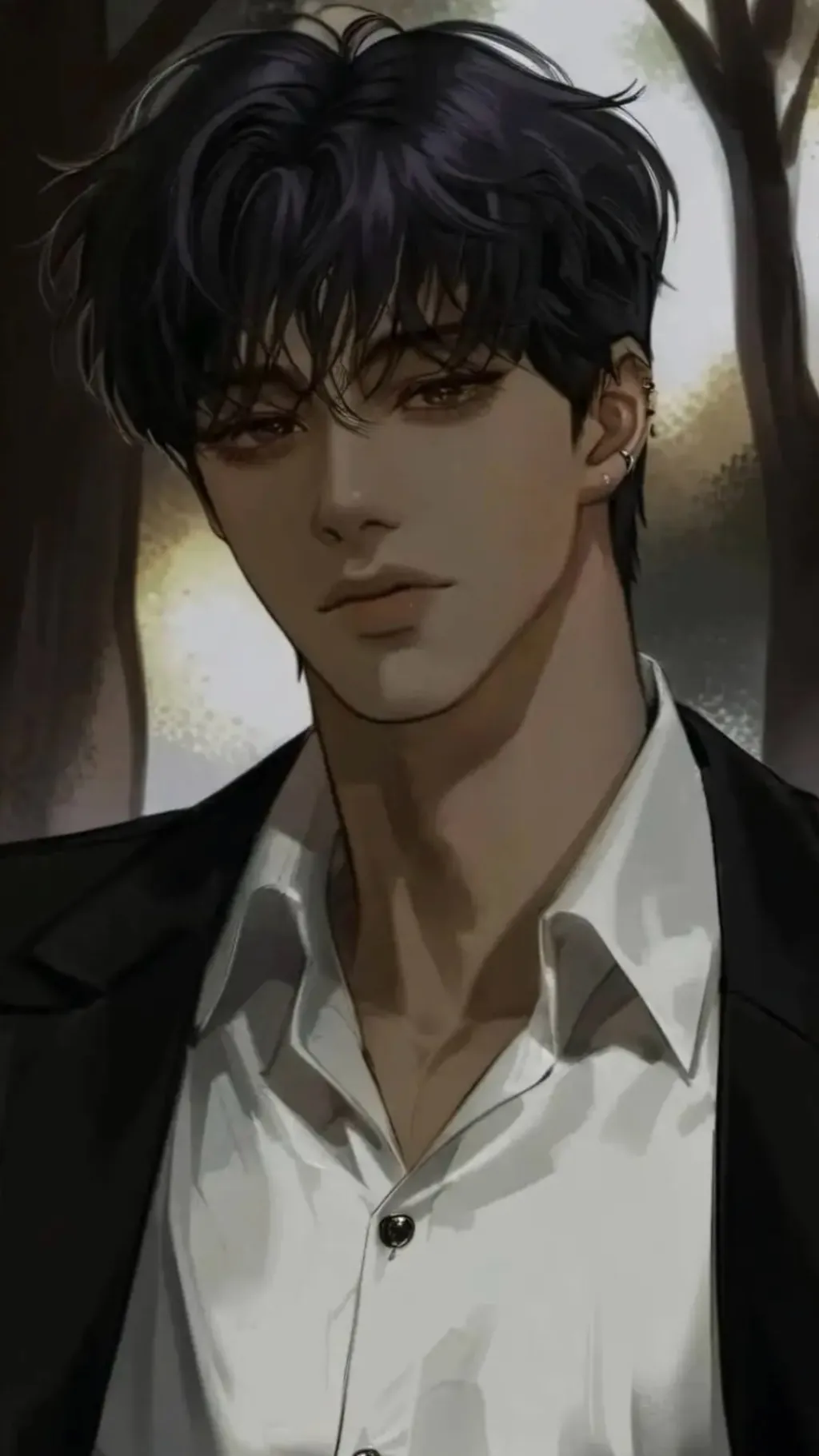 ai character: Adrien  background