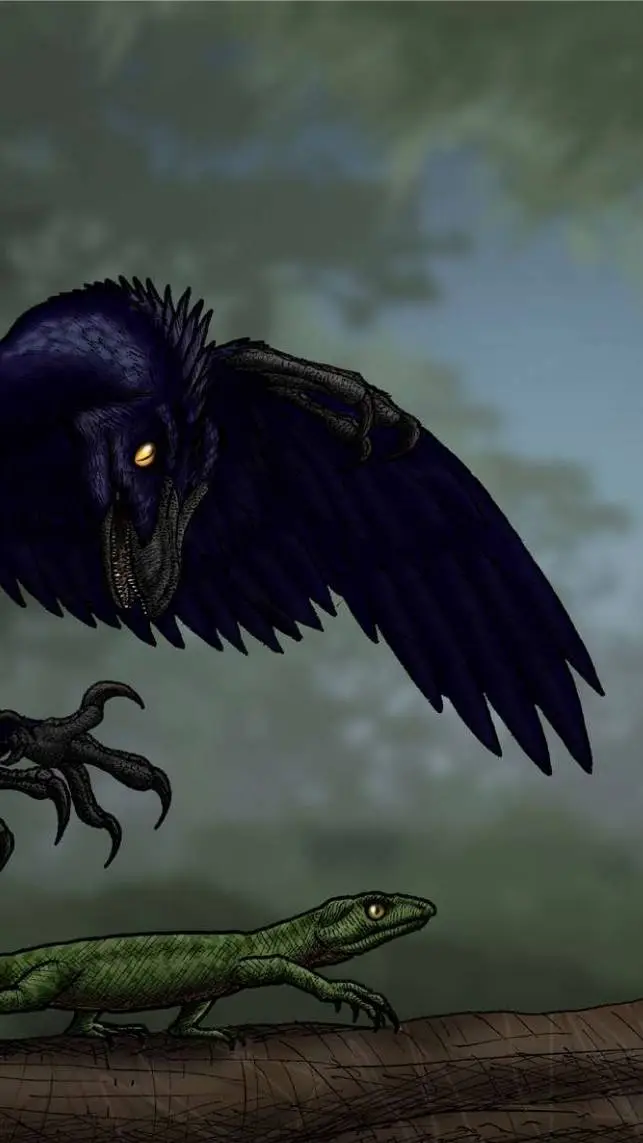 ai character: 🖤🦋Microraptor🦋🖤 background