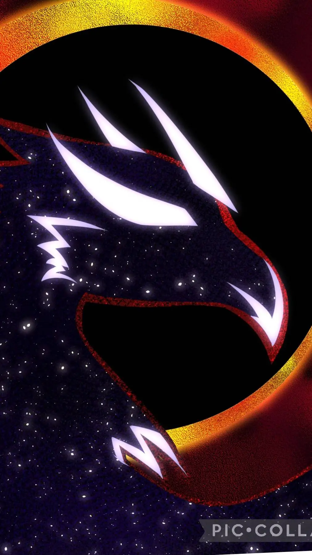 ai character: 🌙🖤void phoenix🖤🌙 background