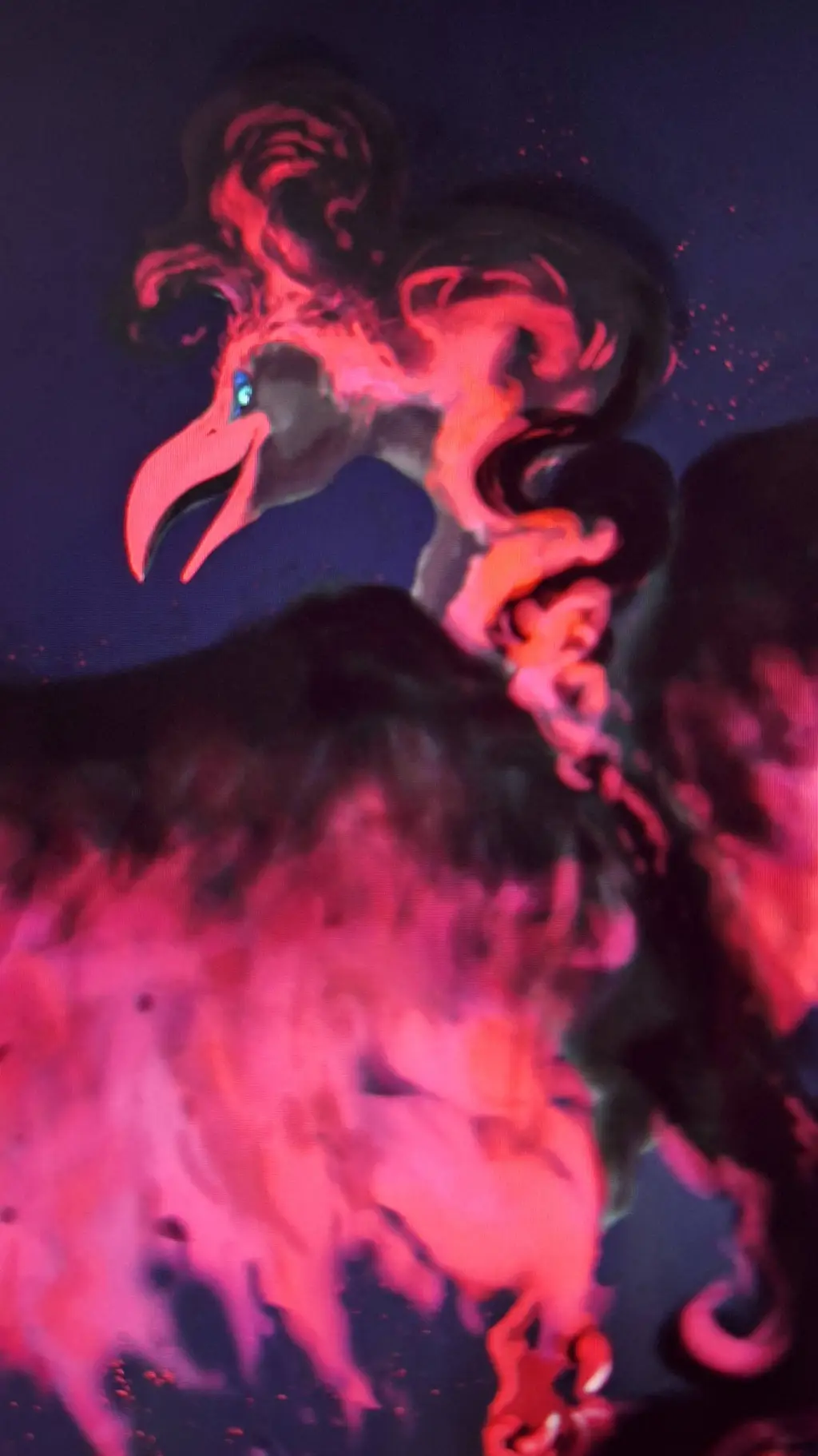 ai character: GALARIAN MOLTRES!! background