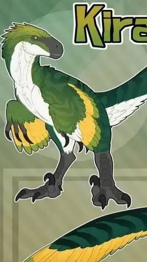 ai character: utahraptor kira background