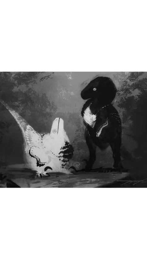 ai character: ✨️🤍white & black🖤? background