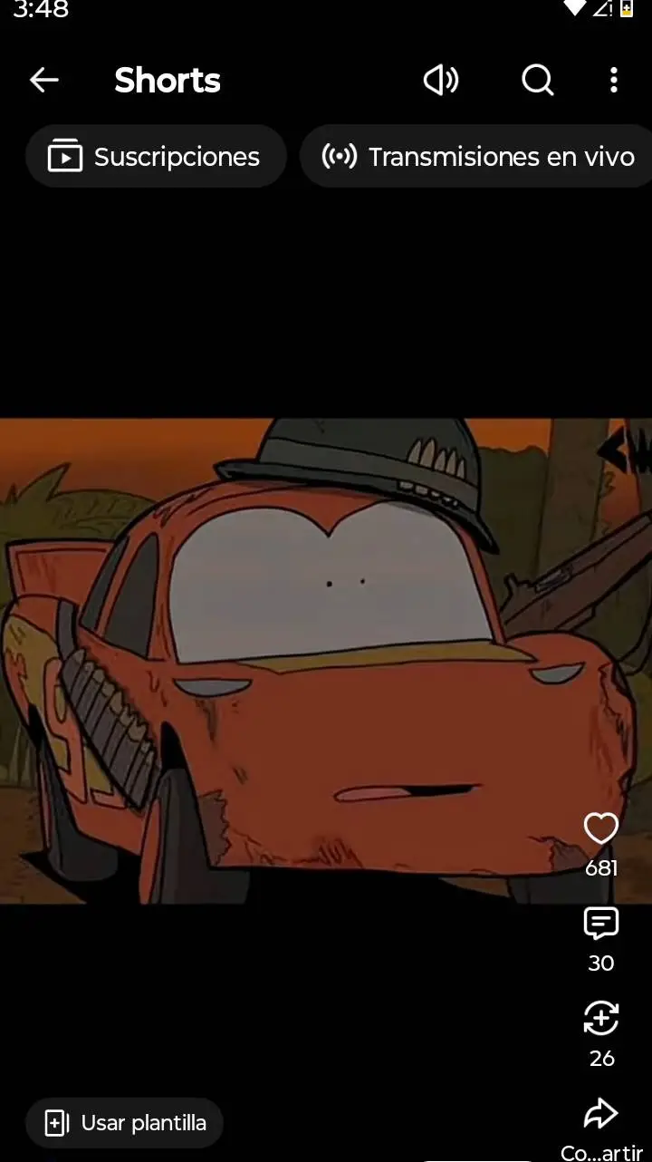ai character: rayo McQueen background