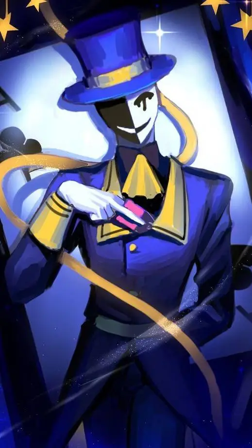 ai character: 💙 ticket tacket💙 background