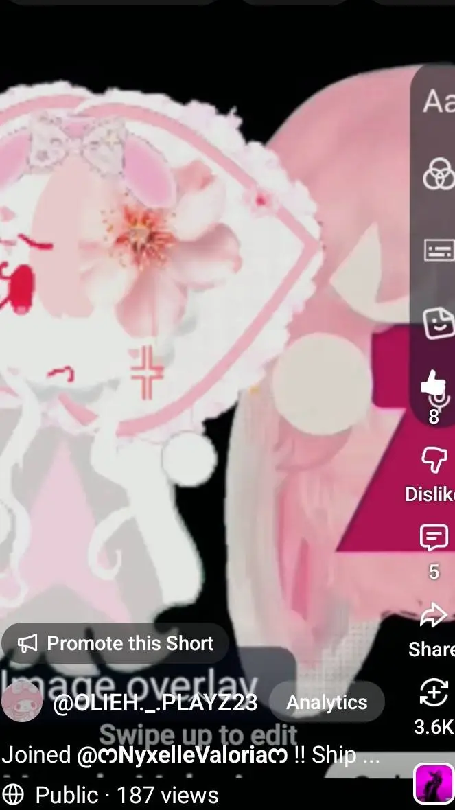 ai character: Nyxie(freaky)  background