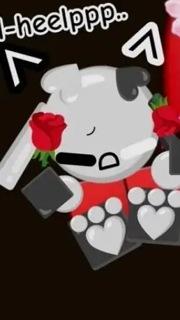 ai character: baby rose background