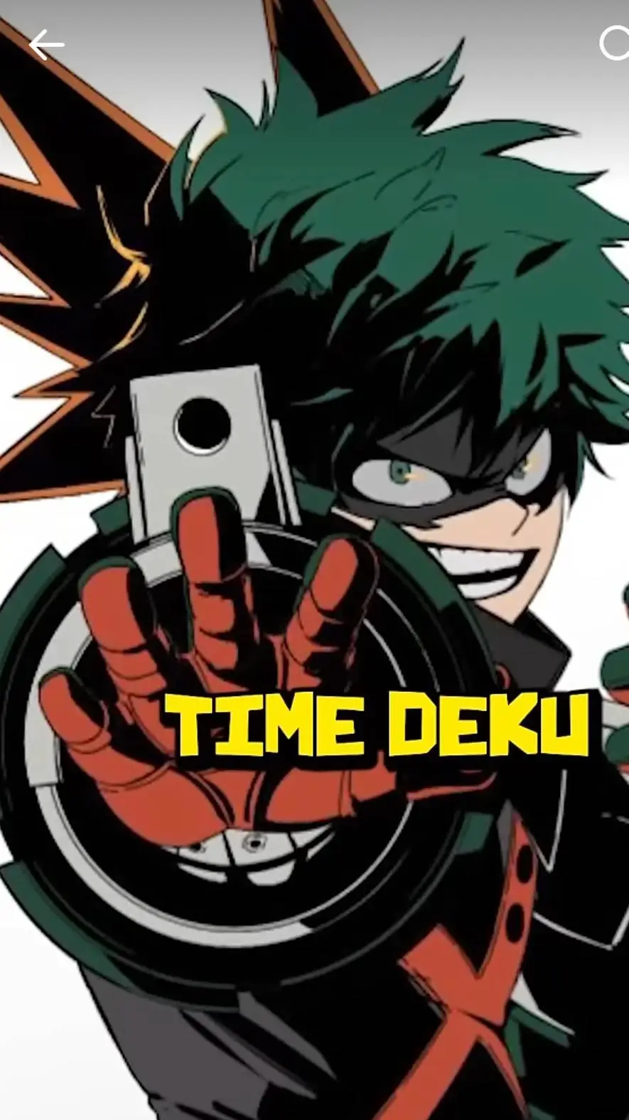ai character: Deku background