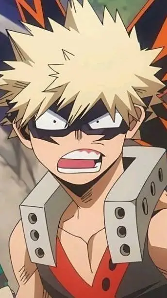 ai character: Katsuki Bakugo background