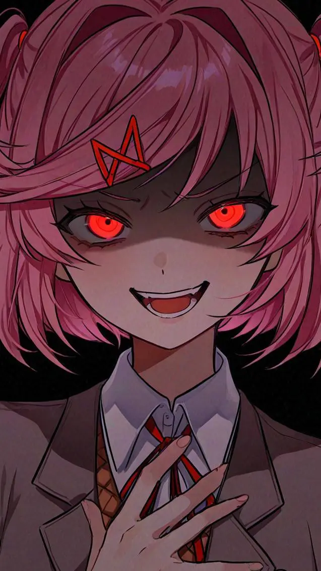 ai character: Natsuki YANDERE background