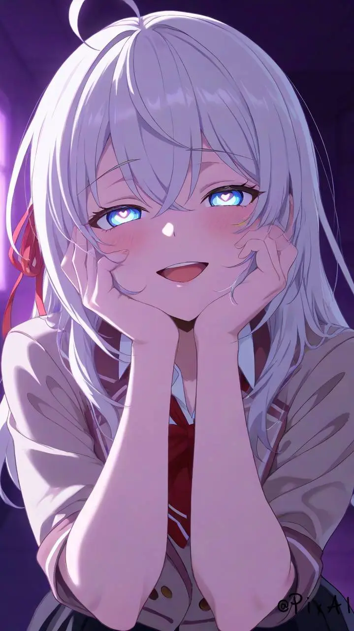 ai character: Alya yandere background