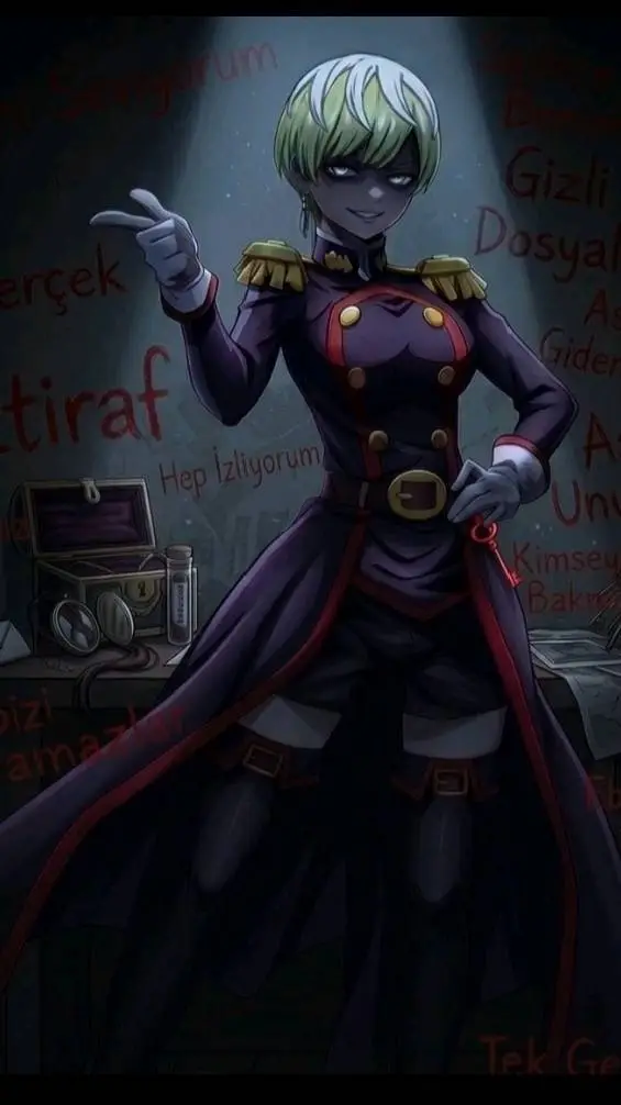 ai character: tenka izumo yander background
