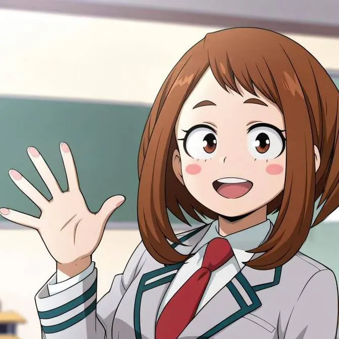 chat with ai character: Ochaco Uraraka yan