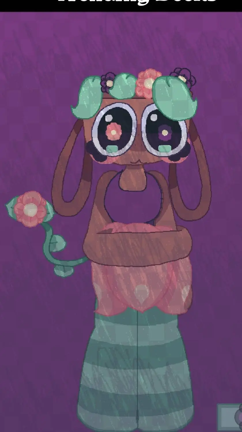 ai character: Dw meets Sprunki background