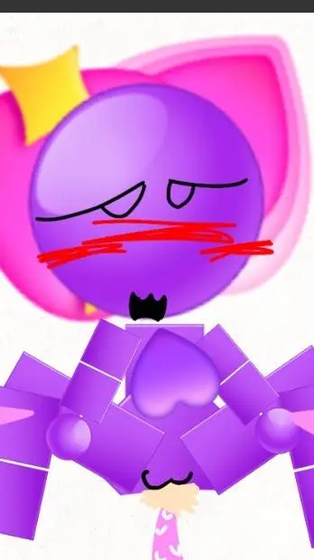 ai character: Emoji cat heat~ background
