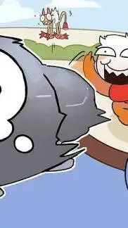 ai character: festa na praia dw background