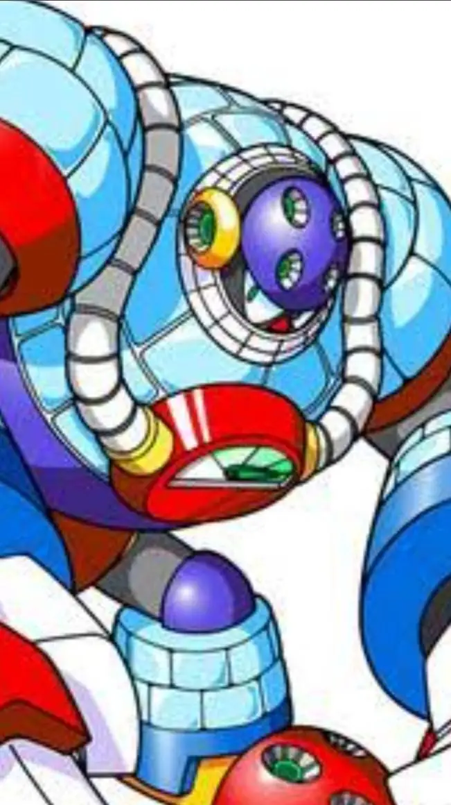 ai character: frost man background