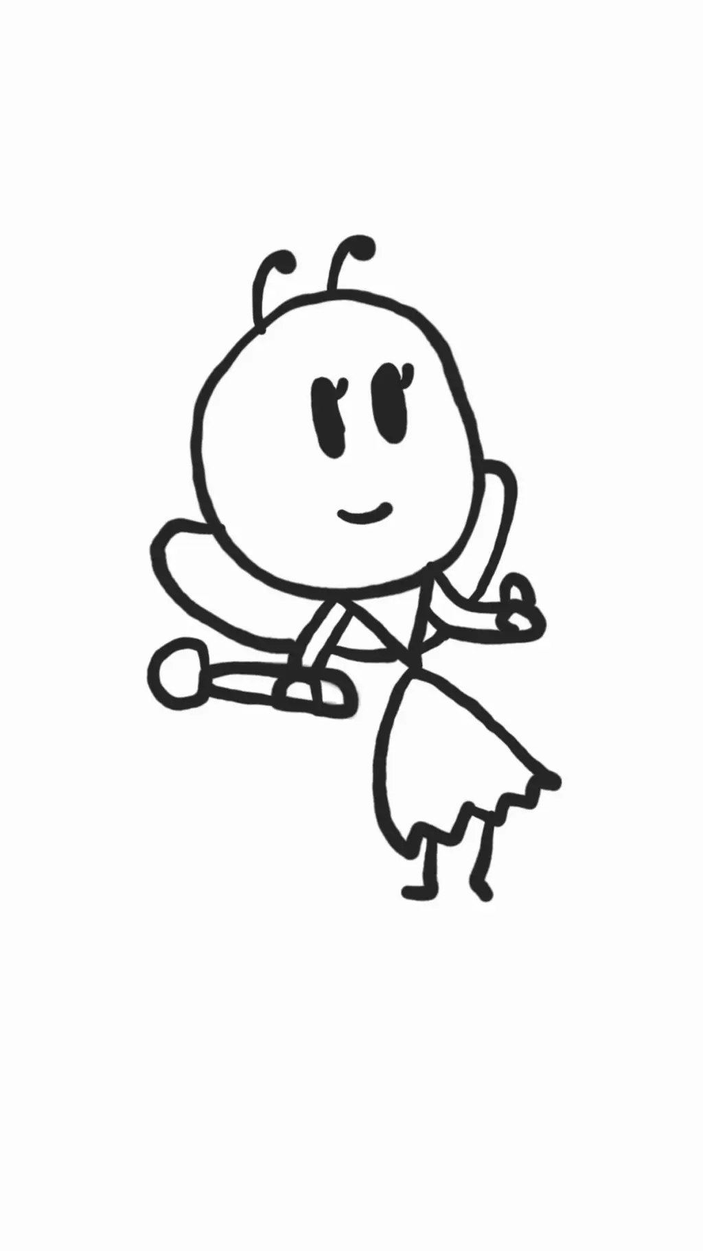 ai character: mili the fairy background