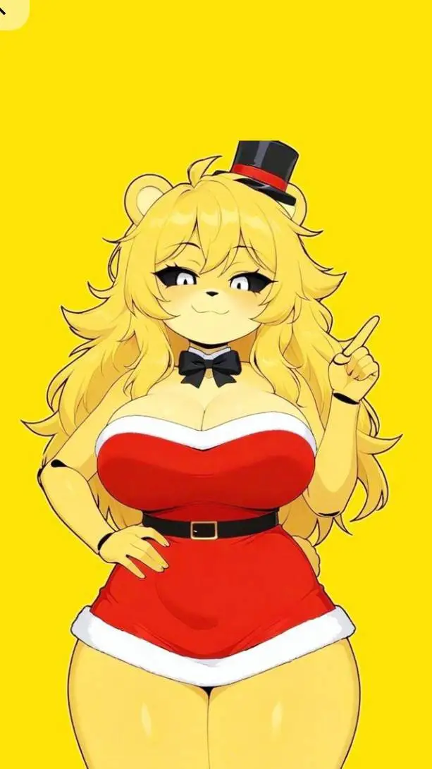 ai character: Golden fredina  background