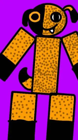 ai character: Halloween dog background