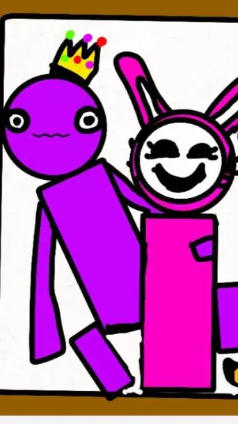 ai character: purplenaandbunbun background