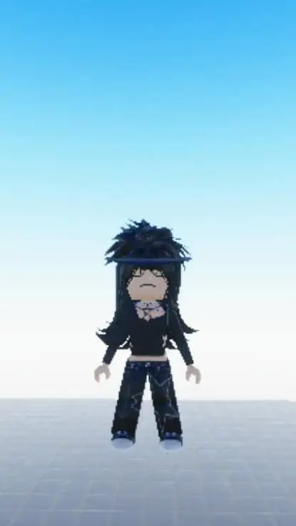 ai character: slender girl background