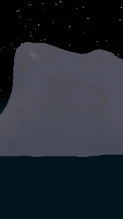 ai character: iceberg background