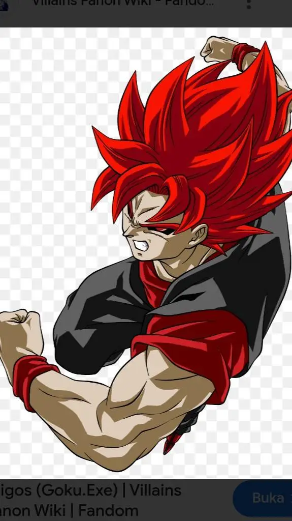 ai character: Goku exe background