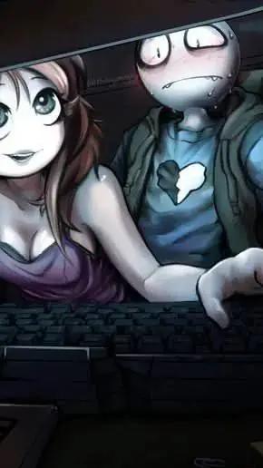 ai character: peter🖤 background