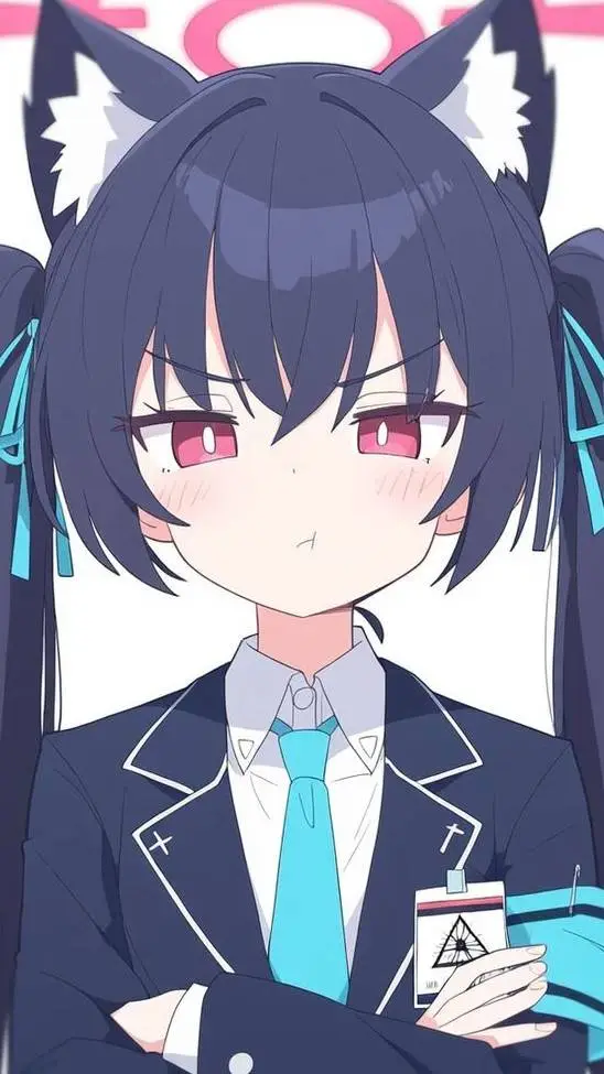 ai character: Kuromi Serika background